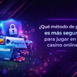 métodos de pago más seguros en un casino online